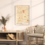 inglewood, california map poster - image 3
