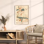 niagara falls, new york map poster - image 3