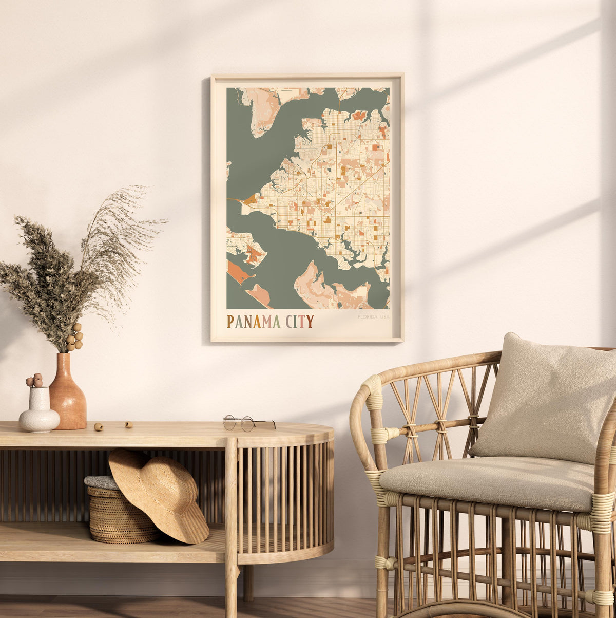 panama city, florida map poster - image 3