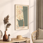 rehoboth beach, delaware map poster - image 2