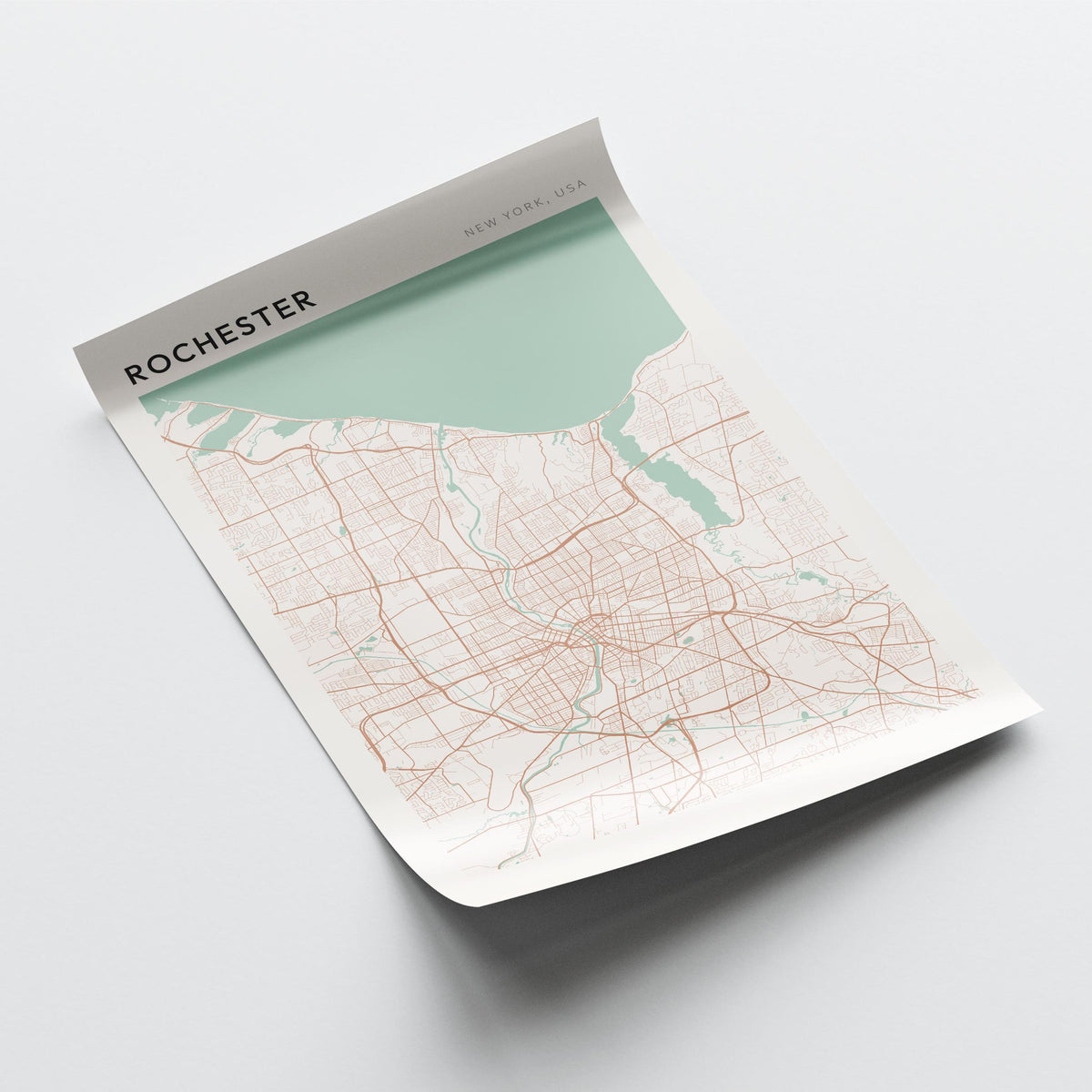 rochester, new york map poster - image 4
