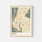 largo, florida map poster - image 1
