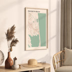 rehoboth beach, delaware map poster - image 2