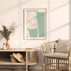 rehoboth beach, delaware map poster - image 3