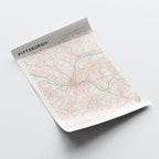 pittsburgh, pennsylvania map poster - image 4