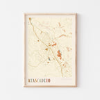 atascadero, california map poster - image 1