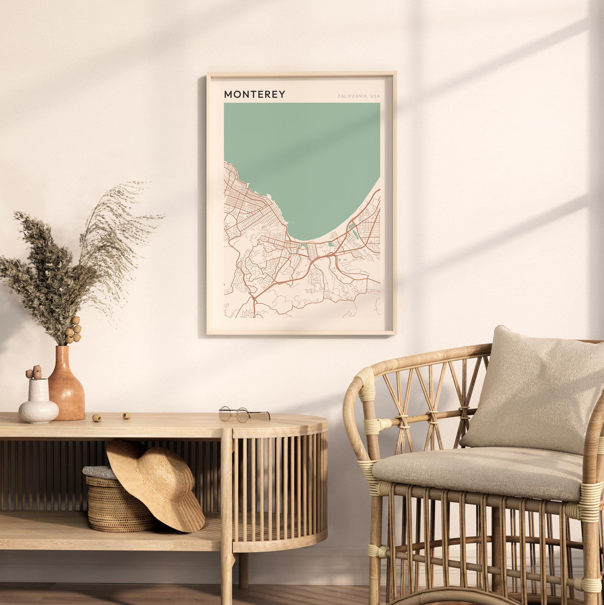 monterey, california map poster - image 3