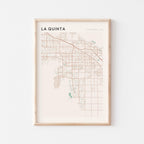 la quinta, california map poster - image 1