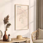 la quinta, california map poster - image 2