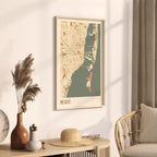 miami, florida map poster - image 2