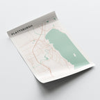 plattsburgh, new york map poster - image 4