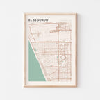 el segundo, california map poster - image 1