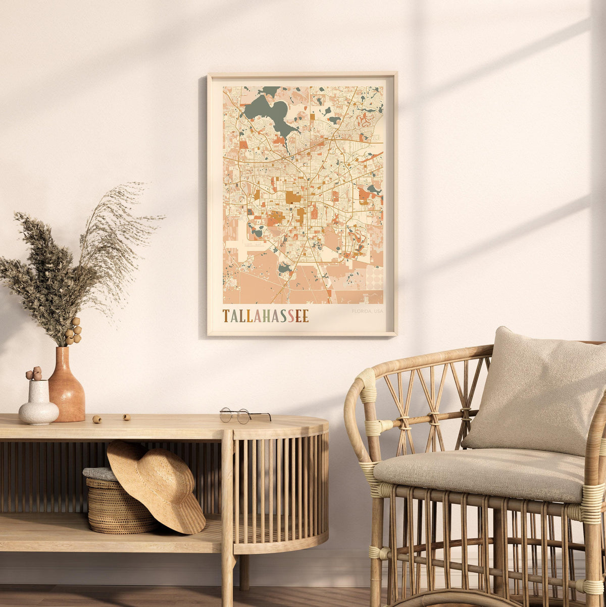 tallahassee, florida map poster - image 3