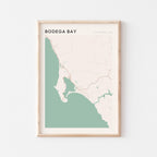 bodega bay, california map poster - image 1