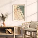 new smyrna beach, florida map poster - image 3