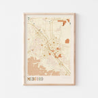 medford, oregon map poster - image 1