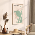 corpus christi, texas map poster - image 2