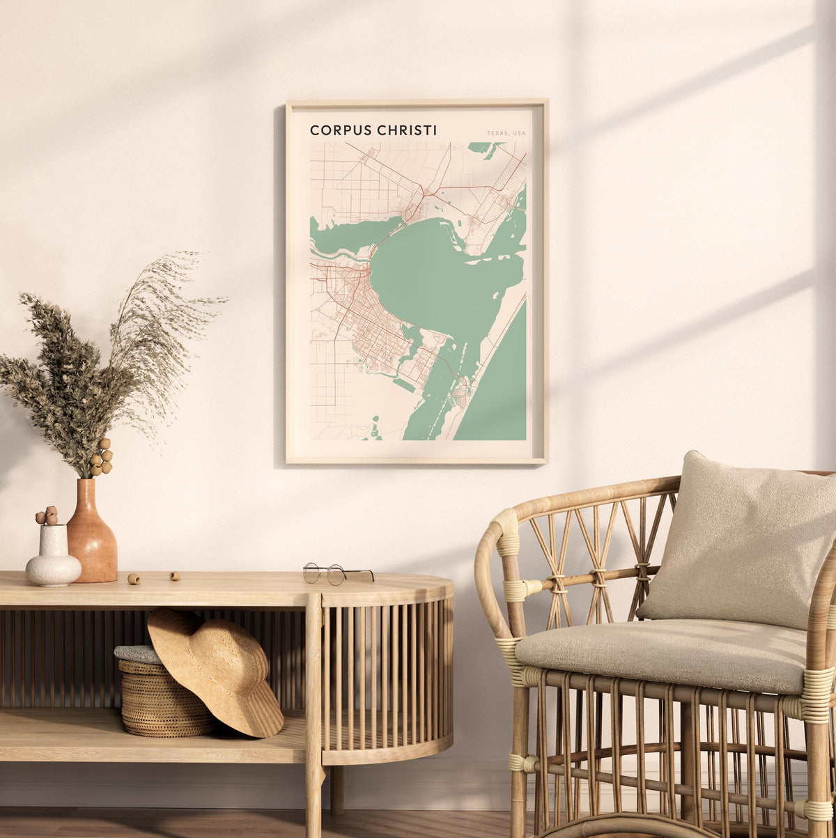 corpus christi, texas map poster - image 3