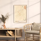 paradise, california map poster - image 3