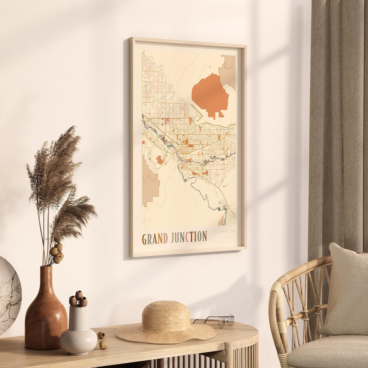 grand junction, colorado map poster - image 2