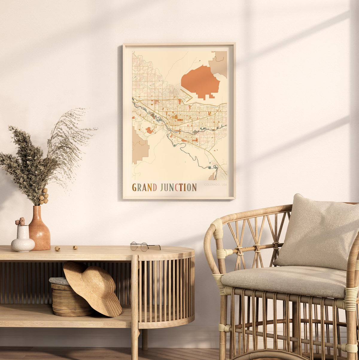 grand junction, colorado map poster - image 3