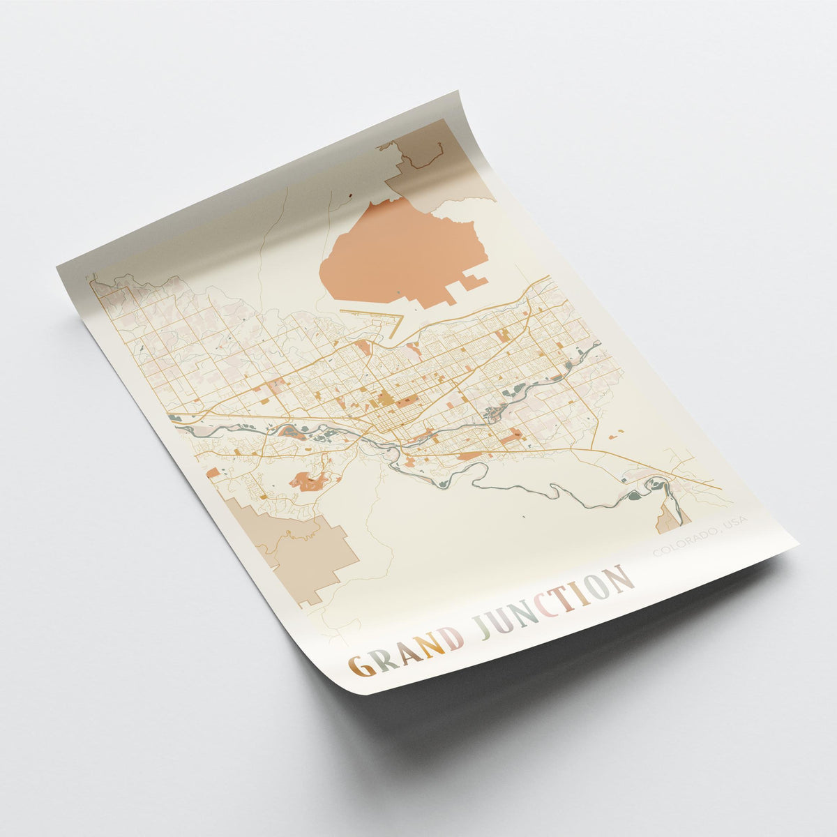 grand junction, colorado map poster - image 4