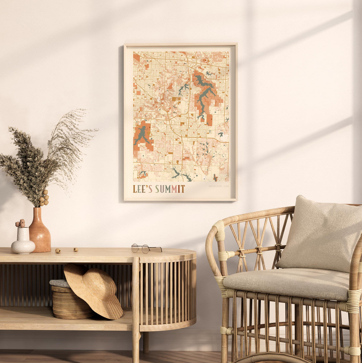 lee's summit, missouri map poster - image 3