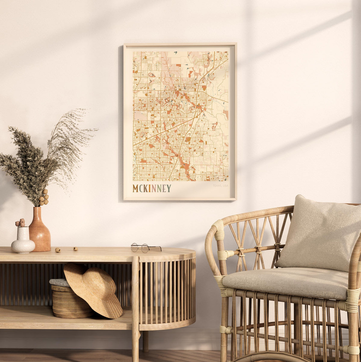 mckinney, texas map poster - image 3