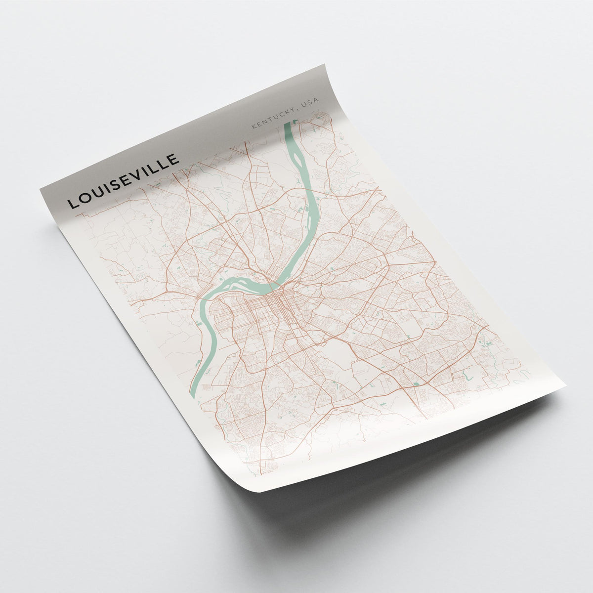 louiseville, kentucky map poster - image 5