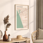playa del rey, california map poster - image 2