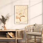 solvang, california map poster - image 3