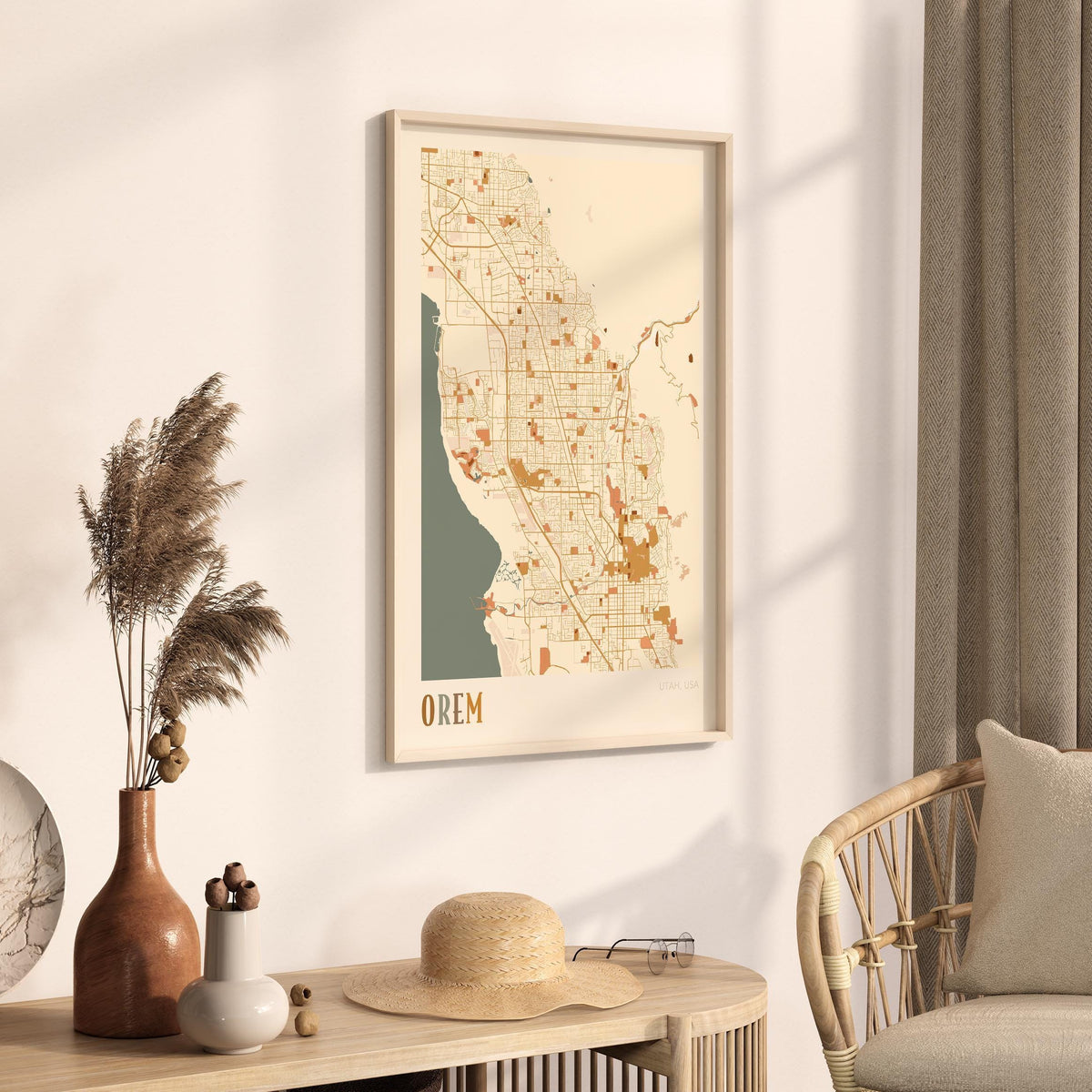 orem, utah map poster - image 2