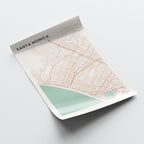 santa monica, california map poster - image 4