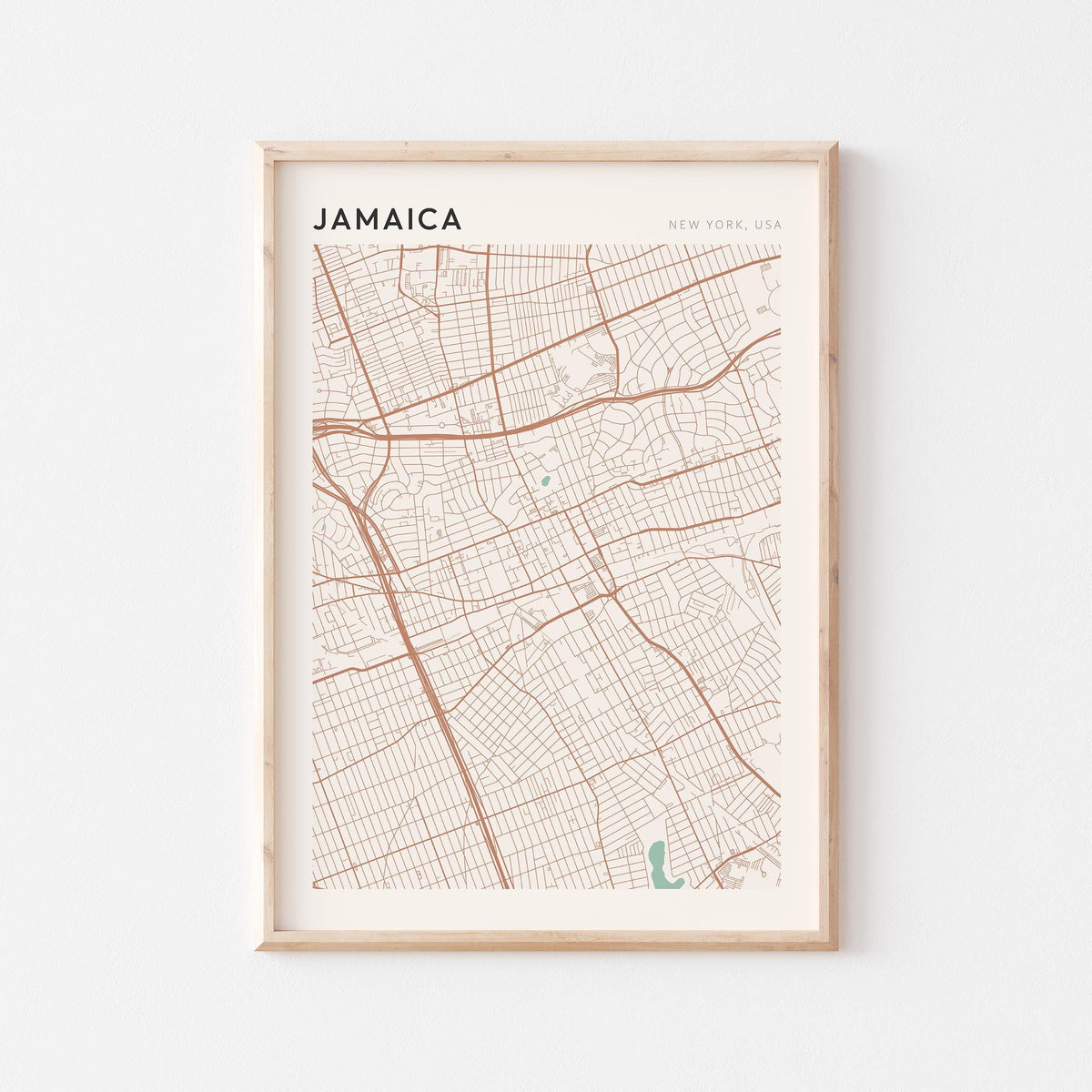 , jamaica map poster - image 1