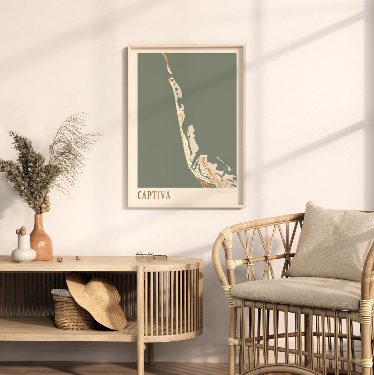 captiva, florida map poster - image 3