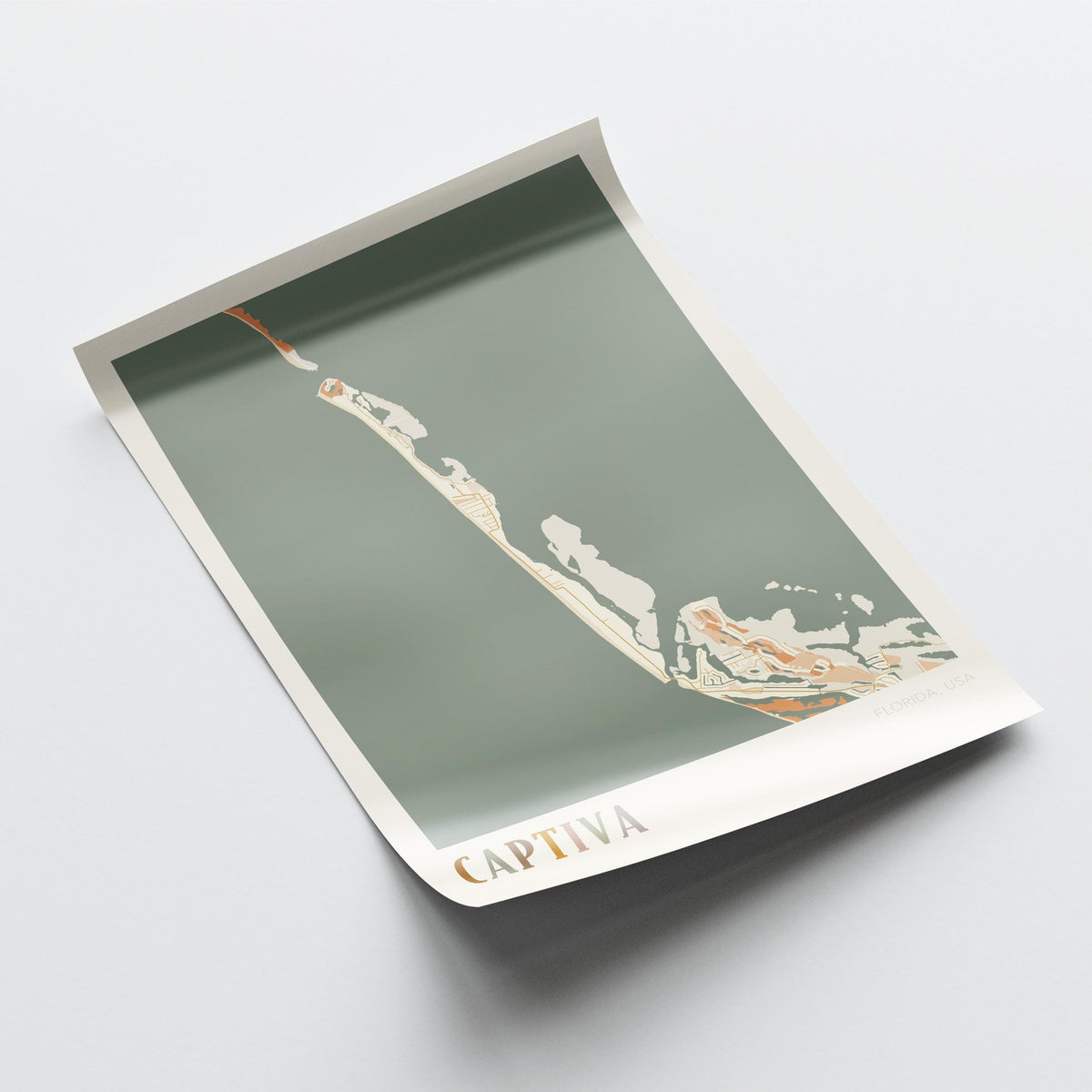 captiva, florida map poster - image 4