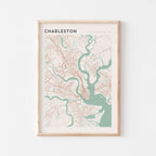 charleston, south carolina map poster - image 1