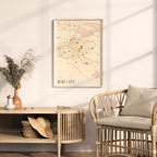 redlands, california map poster - image 3