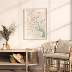 charleston, south carolina map poster - image 3