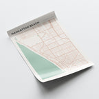 manhattan beach, california map poster - image 4
