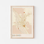 las cruces, new mexico map poster - image 1