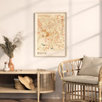 raleigh, north carolina map poster - image 3