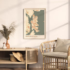 bainbridge island, washington map poster - image 3