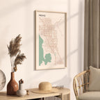 provo, utah map poster - image 2