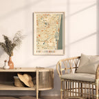 fort lauderdale, florida map poster - image 3