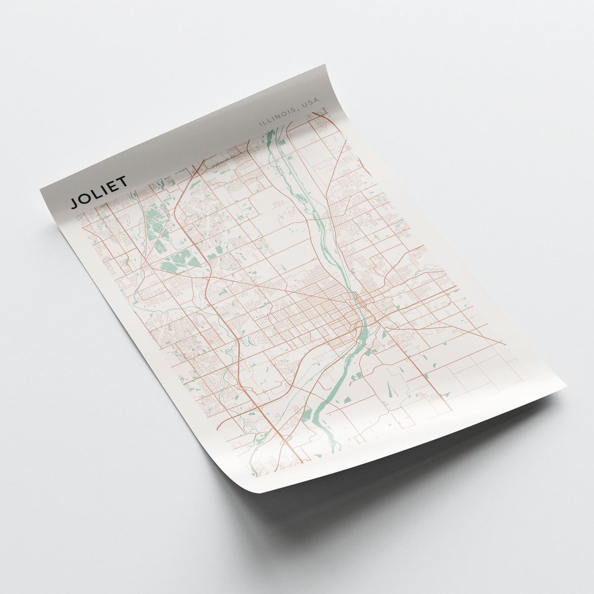 joliet, illinois map poster - image 4