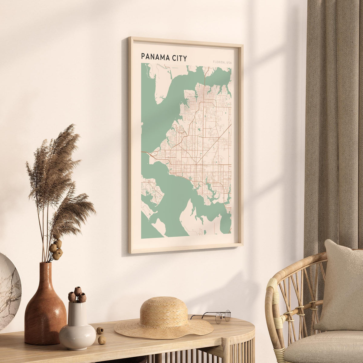 panama city, florida map poster - image 2