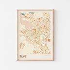 reno, nevada map poster - image 1
