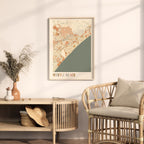 myrtle beach, south carolina map poster - image 3