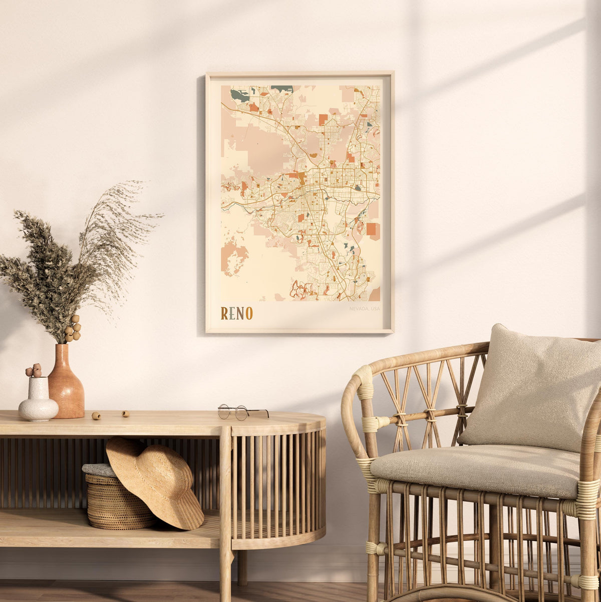 reno, nevada map poster - image 3